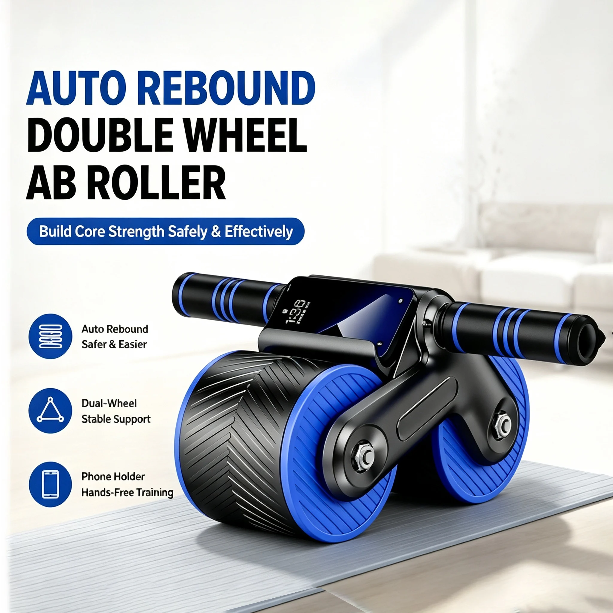 Ab Roller Wheel - Автоматический ролик для пресса с двойным