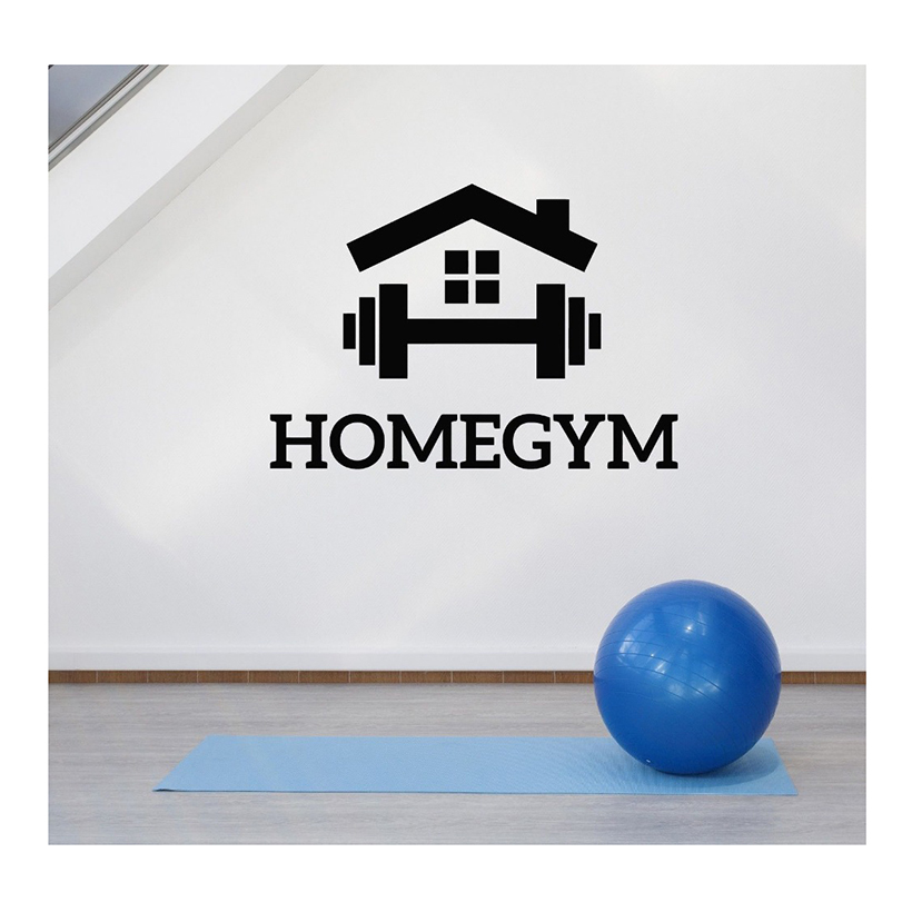 Home Gym Wallpaper - Съемные наклейки, Наклейки на стену спортзала,