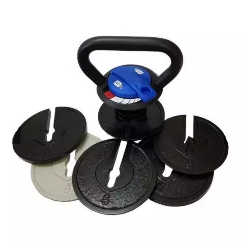 Home Gym Set - DUTRIEUXРегулируемый круглый хромированный набор гири с