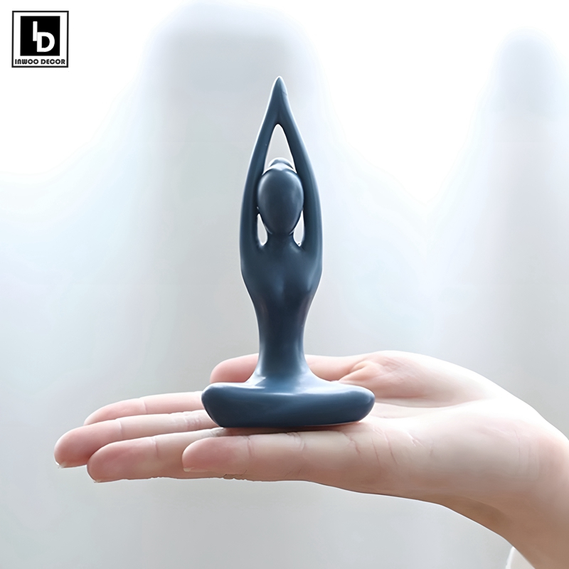 Home Gym Zen - Абстрактная Йога, позы дзен, женская статуэтка
