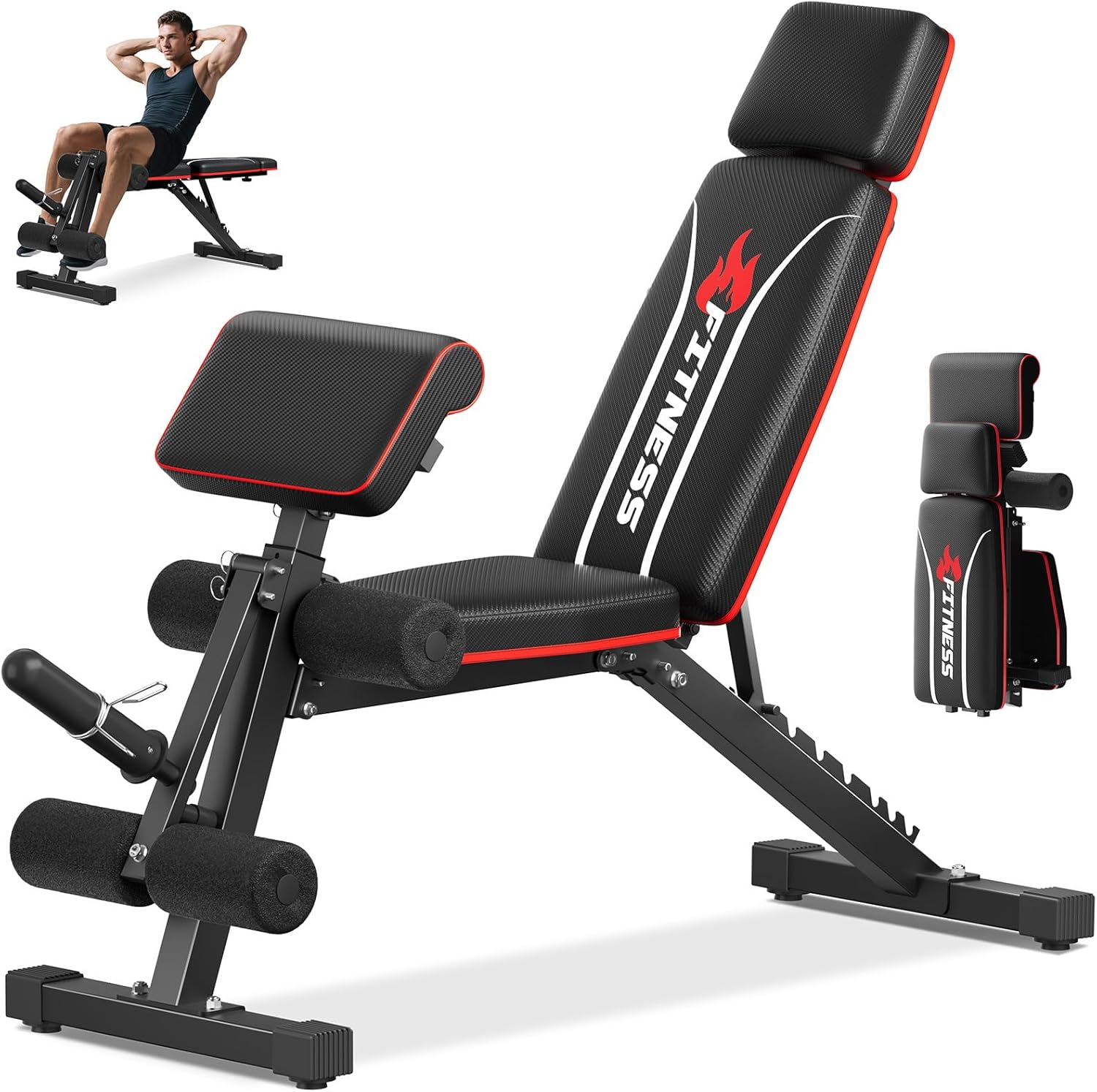 Home Gym Weights - Складная скамья для домашнего спортзала, из