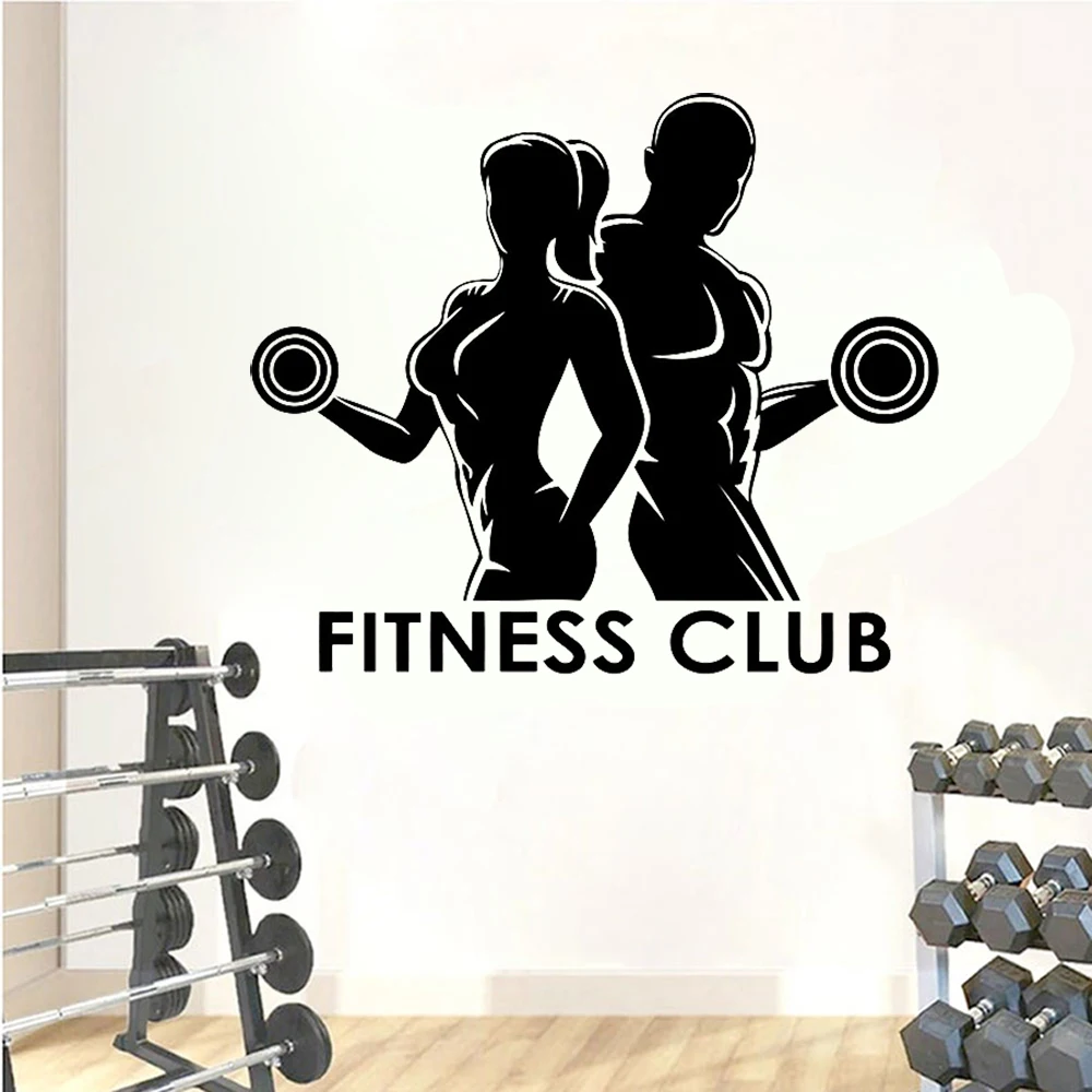 Home Gym Wallpaper - Мужские и женские настенные наклейки для