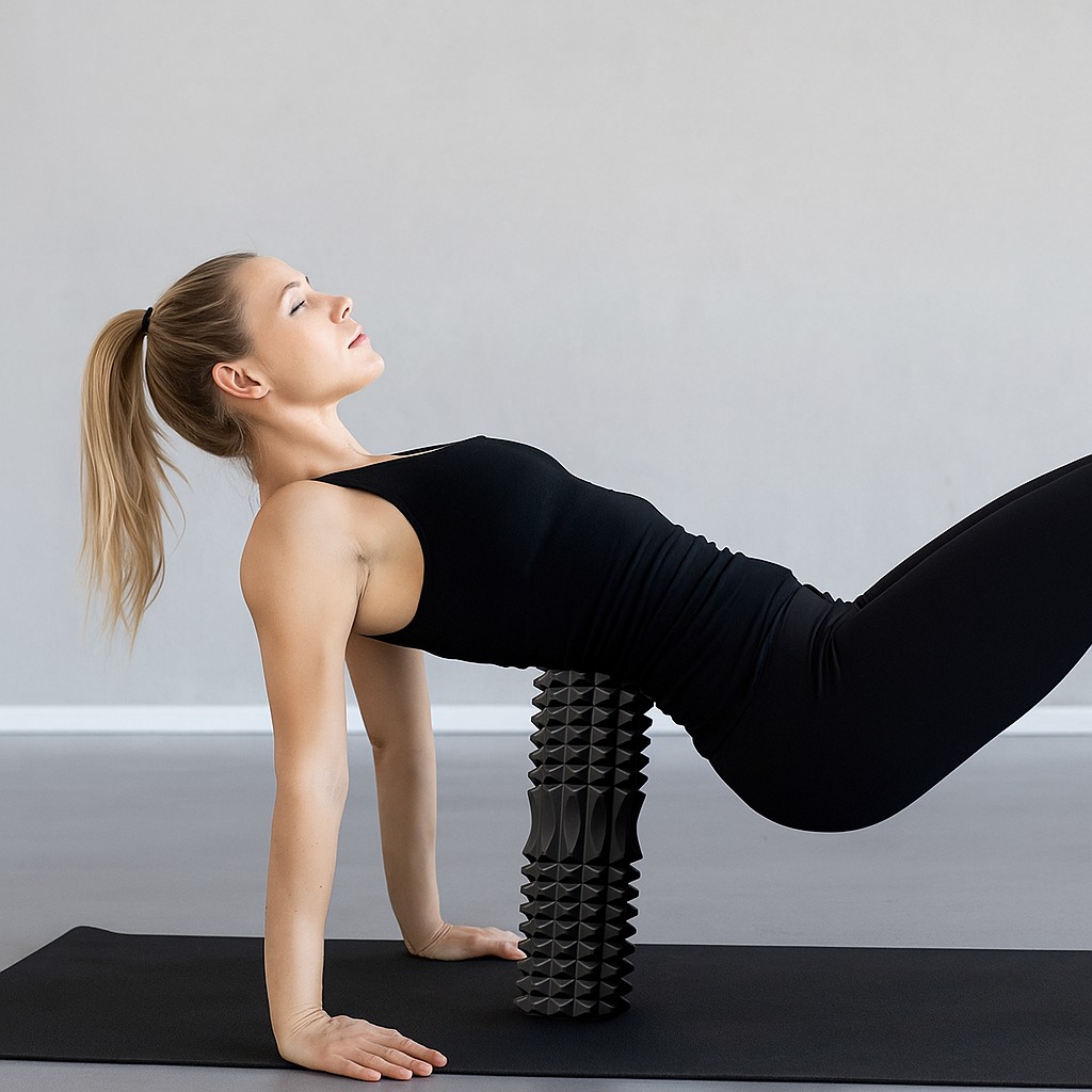 Фитнес-ролик из ЭВА-пены для м – обзор и цена Foam Roller High Density