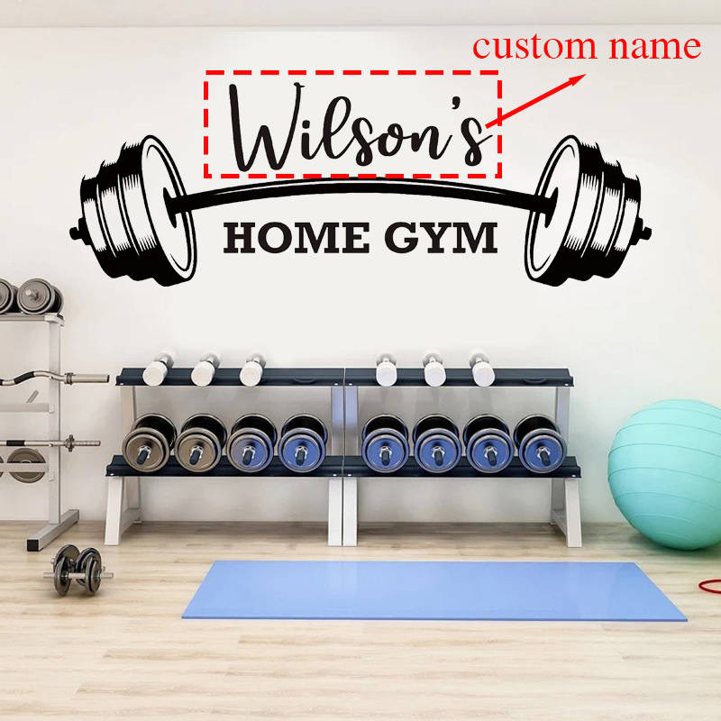 Персонализированная наклейка н – обзор и цена Home Gym Names