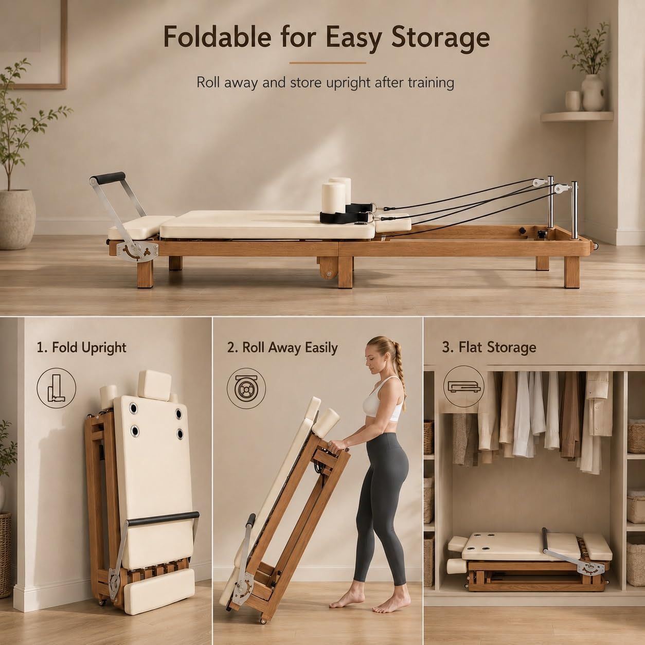 Складной пилатес-тренажер, дом – обзор и цена Home Gym Resistance Machine