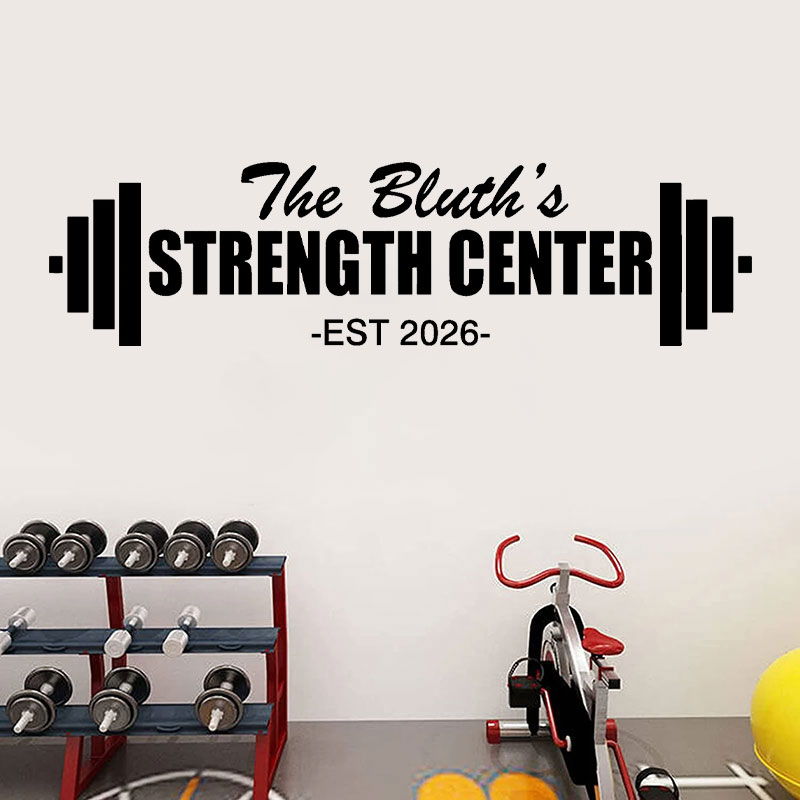 Персонализированная наклейка с – обзор и цена Home Gym Names