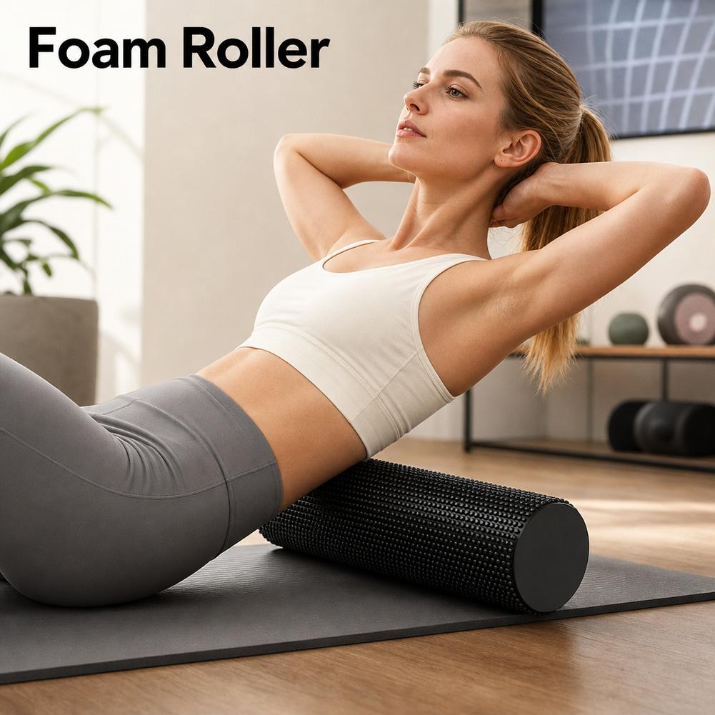 ЭВА-ролик для йоги высокой пло – обзор и цена Foam Roller High Density