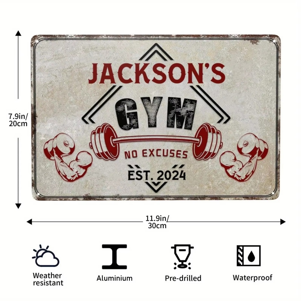 Персонализированная винтажная  – обзор и цена Home Gym Names
