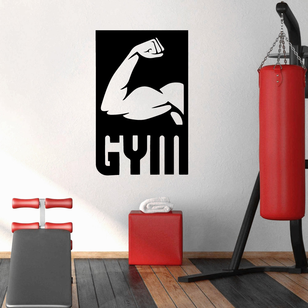1 шт., разноцветные настенные  – обзор и цена Home Gym Wallpaper