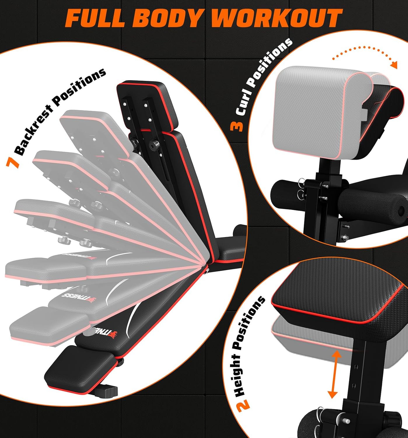 Складная скамья для домашнего  – обзор и цена Home Gym Weights
