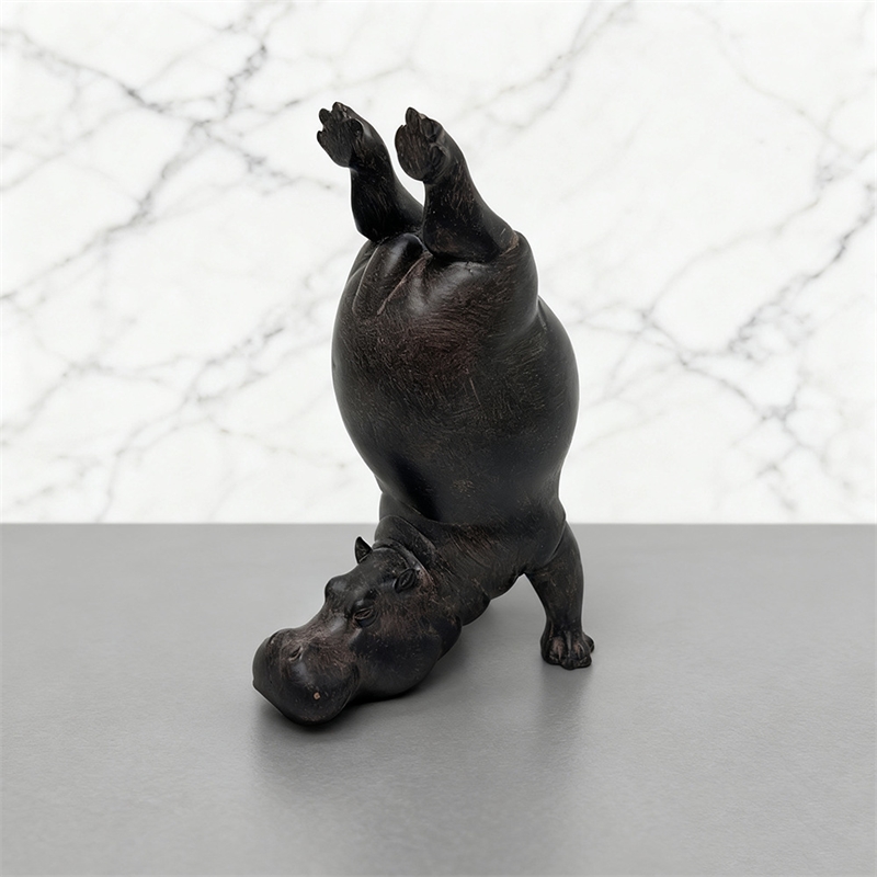 Йога Бегемот Фигурка из смолы  – обзор и цена Home Gym Zen
